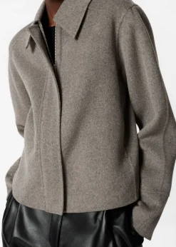 Cheap & Other Stories Collared Wool-Blend Jacket