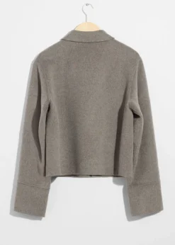 Cheap & Other Stories Collared Wool-Blend Jacket
