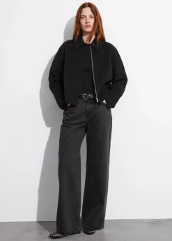 Cheap & Other Stories Collared Wool-Blend Jacket