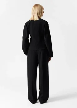 Shop & Other Stories Collarless Blazer Black