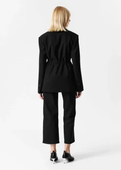 Sale & Other Stories Collarless Blazer Black
