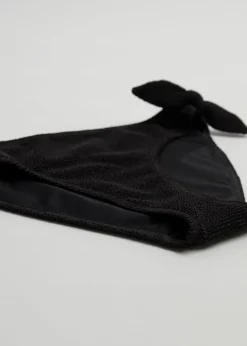 Store & Other Stories Crepe Knot Tie Bikini Bottoms