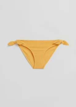 Store & Other Stories Crepe Knot Tie Bikini Bottoms
