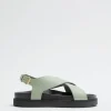 Outlet & Other Stories Criss-Cross Leather Sandals