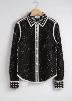 Cheap & Other Stories Crocheted Shirt