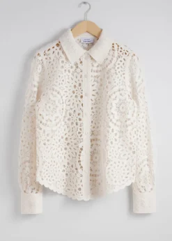 Cheap & Other Stories Crocheted Shirt