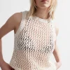 Best & Other Stories Crocheted Tank Top White