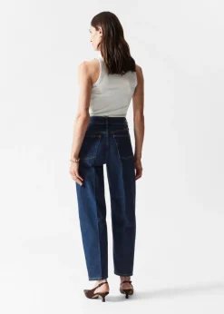 Store & Other Stories Cropped Barrel-Leg Jeans