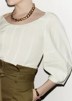 Fashion & Other Stories Cropped Corset Blouse