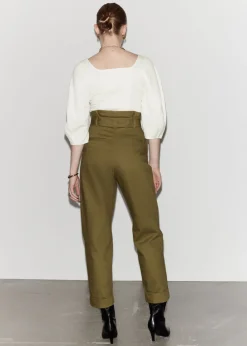 Fashion & Other Stories Cropped Corset Blouse