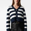 Hot & Other Stories Cropped Knit Cardigan