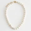 Outlet & Other Stories Delicate Pearl Necklace White