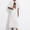 New & Other Stories Denim Midi Skirt