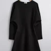 Flash Sale & Other Stories Dolman Sleeve Mini Dress Black