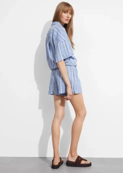 Cheap & Other Stories Drawstring Linen Shorts
