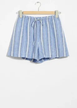 Cheap & Other Stories Drawstring Linen Shorts