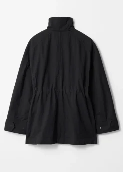 Outlet & Other Stories Drawstring Waist Jacket Black