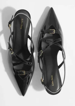Best & Other Stories Embellished Slingback Pumps