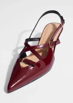 Best & Other Stories Embellished Slingback Pumps