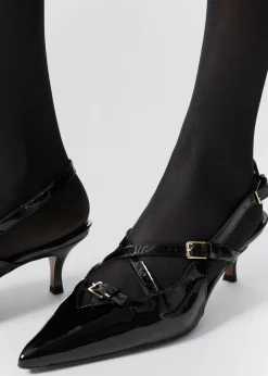 Best & Other Stories Embellished Slingback Pumps