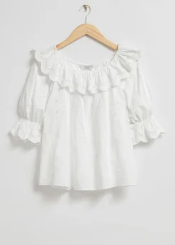 Cheap & Other Stories Embroidered Blouse
