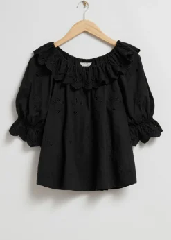 Cheap & Other Stories Embroidered Blouse