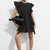 Best & Other Stories Embroidered Ruffle Mini Dress