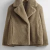 Outlet & Other Stories Faux Fur Jacket Mole