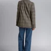 Best Sale & Other Stories Fitted Checked Blazer Beige Checks