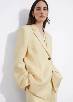 Shop & Other Stories Fitted Linen Blazer
