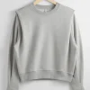 Store & Other Stories Fitted Pleated-Shoulder Sweatshirt