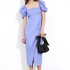 Store & Other Stories Fitted Puff Sleeve Dress