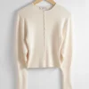 Online & Other Stories Fitted Rib-Knit Cardigan