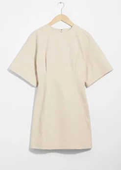 Best Sale & Other Stories Fitted Short-Sleeve Mini Dress