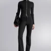 Shop & Other Stories Flared Jersey Trousers Black