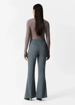 Shop & Other Stories Flared Trousers Dark Grey