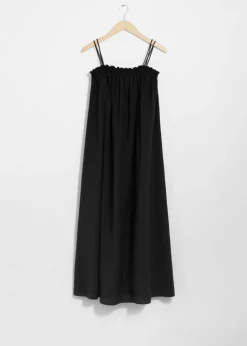 Store & Other Stories Floaty Strappy Midi Dress