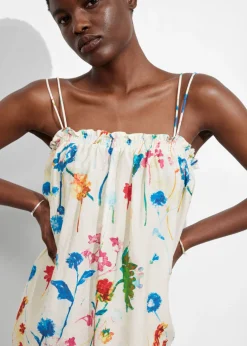 Store & Other Stories Floaty Strappy Midi Dress