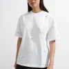 Discount & Other Stories Floral-Appliqué T-Shirt