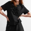 Sale & Other Stories Floral-Appliqué T-Shirt