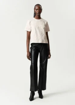 Fashion & Other Stories Floral-Appliqué T-Shirt