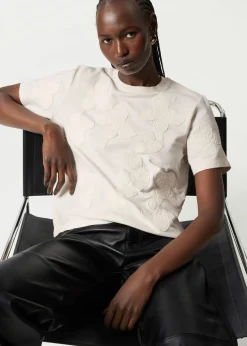 Fashion & Other Stories Floral-Appliqué T-Shirt