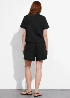 Sale & Other Stories Floral-Appliqué T-Shirt