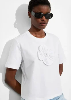 Sale & Other Stories Floral-Appliqué T-Shirt