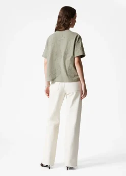 Fashion & Other Stories Floral-Appliqué T-Shirt