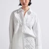 Cheap & Other Stories Floral-Embroidery Shirt