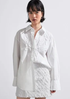 Cheap & Other Stories Floral-Embroidery Shirt