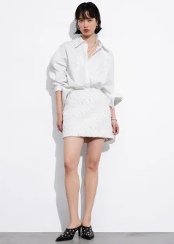 Cheap & Other Stories Floral-Embroidery Shirt