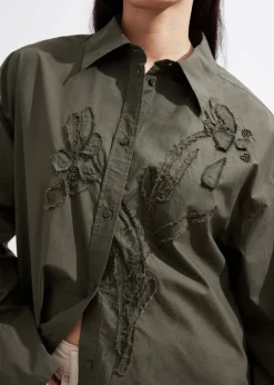 Cheap & Other Stories Floral-Embroidery Shirt