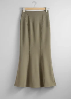 Store & Other Stories Fluted Maxi Skirt